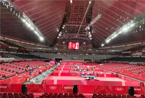 东京奥运会声光视讯工作团队